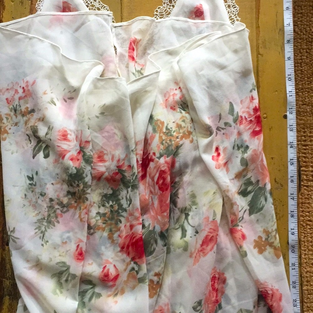 NWOT COTTON CANDY LA BOHO FLORAL LACE MAXI DRESS S - Picture 10 of 16